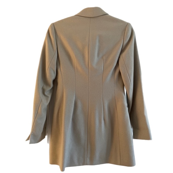 Elements exclusively Spiegel wool beige blazer size 2 - Picture 3 of 11